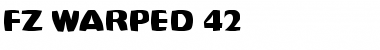 Download FZ WARPED 42 Normal Font Title Preview
