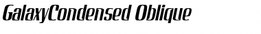 Download GalaxyCondensed Oblique Font