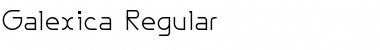 Download Galexica Regular Font