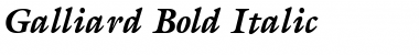 Download Galliard Bold Italic Font