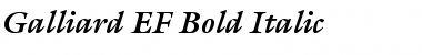 Download Galliard EF Bold Italic Font