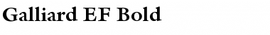 Download Galliard EF Bold Font