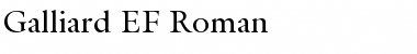 Download Galliard EF Roman Font