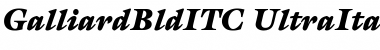 Download GalliardBldITC Ultra Italic Font