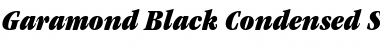 Download Garamond Black Condensed SSi Black Condensed Italic Font