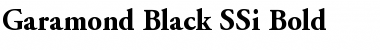 Download Garamond Black SSi Bold Font