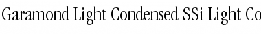 Download Garamond Light Condensed SSi Light Condensed Font