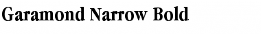Download Garamond Narrow Bold Font