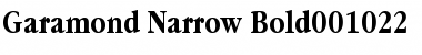 Download Garamond Narrow Bold Font