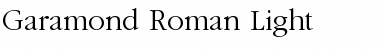 Download Garamond-Roman Light Font