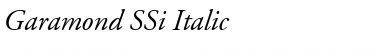 Download Garamond SSi Italic Font