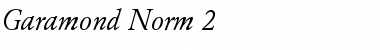 Download Garamond-Norm 2 Regular Font