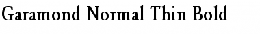Download Garamond-Normal Thin Bold Font