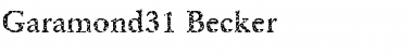 Download Garamond31 Becker Regular Font