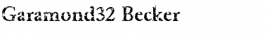 Download Garamond32 Becker Regular Font