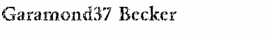 Download Garamond37 Becker Regular Font