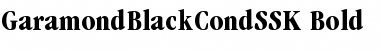 Download GaramondBlackCondSSK Bold Font