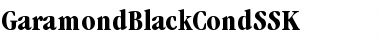 Download GaramondBlackCondSSK Regular Font