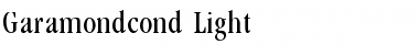 Download Garamondcond Light Font
