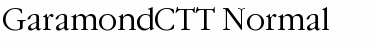 Download GaramondCTT Normal Font