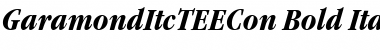 Download GaramondItcTEECon Bold Italic Font