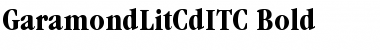 Download GaramondLitCdITC Bold Font