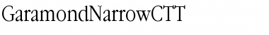 Download GaramondNarrowCTT Regular Font