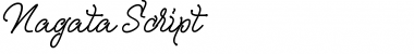 Download Nagata Script Regular Font