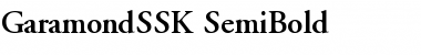 Download GaramondSSK SemiBold Font