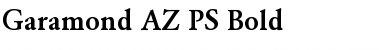 Download Garamond_A.Z_PS Bold Font