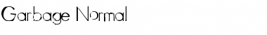 Download Garbage Regular Font Title Preview