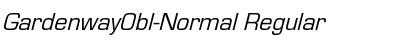 Download GardenwayObl-Normal Font