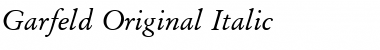 Download Garfeld-Original Italic Font