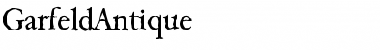 Download GarfeldAntique Regular Font Title Preview