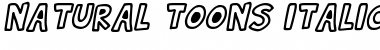 Download Natural Toons Italic Font