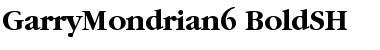 Download GarryMondrian6 BoldSH Font
