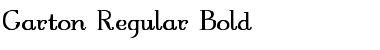 Download Garton Regular Bold Bold Font