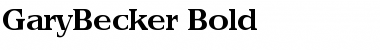 Download GaryBecker Bold Font
