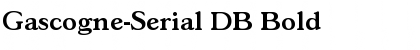 Download Gascogne-Serial DB Bold Font