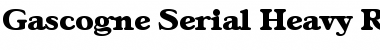 Download Gascogne-Serial-Heavy Regular Font