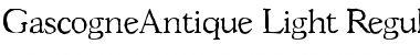 Download GascogneAntique-Light Regular Font