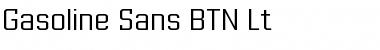 Download Gasoline Sans BTN Lt Regular Font Title Preview