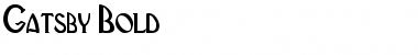 Download Gatsby Bold Font Title Preview