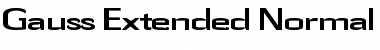 Download Gauss-Extended Normal Font Title Preview