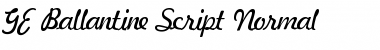 Download GE Ballantine Script Font