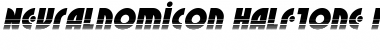 Download Neuralnomicon Halftone Italic Italic Font