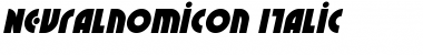 Download Neuralnomicon Italic Italic Font