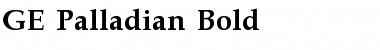 Download GE Palladian Bold Font Title Preview