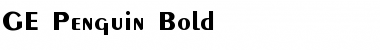 Download GE Penguin Bold Font Title Preview