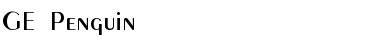 Download GE Penguin Regular Font Title Preview